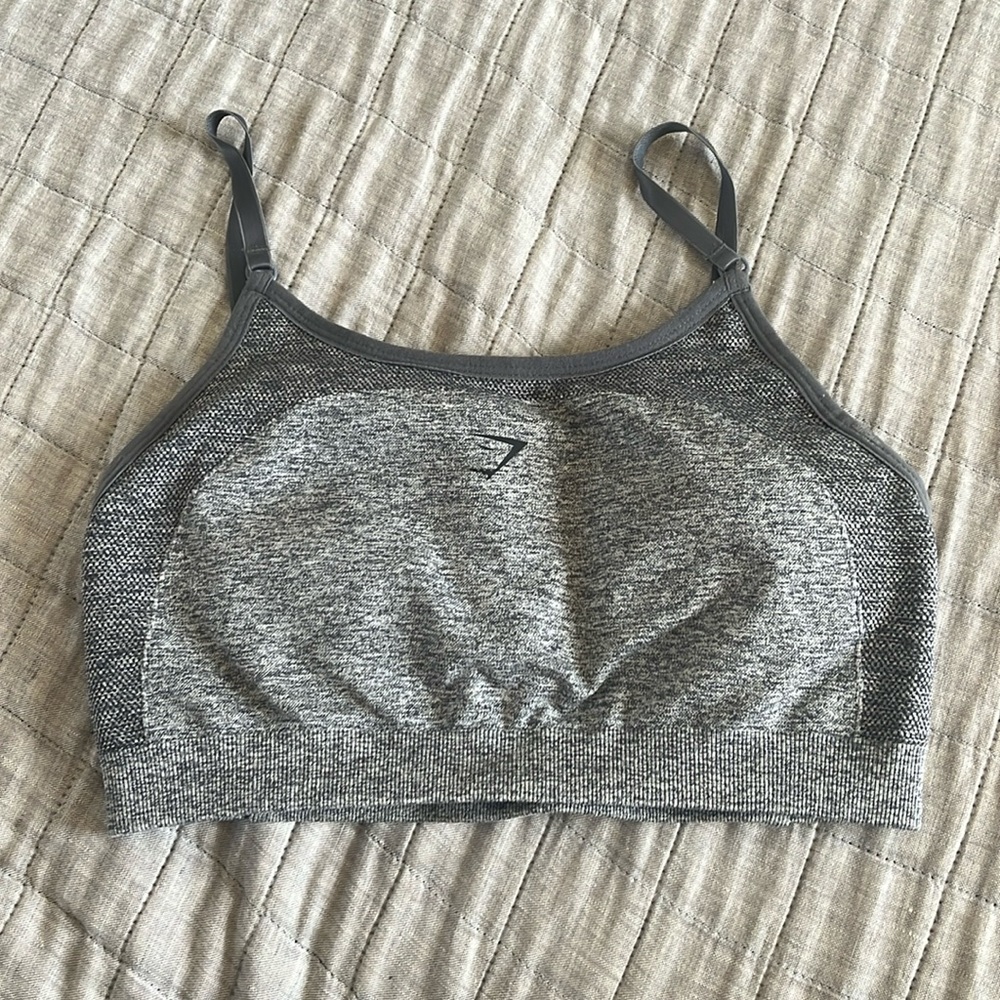 Gymshark Grey Sports Bra - Size M